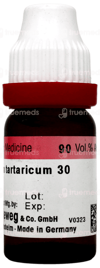 Dr Reckeweg Antimonium Tartaricum 30 Dilution 11Ml