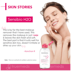 Bioderma Sensibio H2o Micellar Water Makeup Remover Pump Bottle 500ml