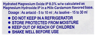 Deys Milk Of Magnesia With Milk Cardamom Flavour 170Ml