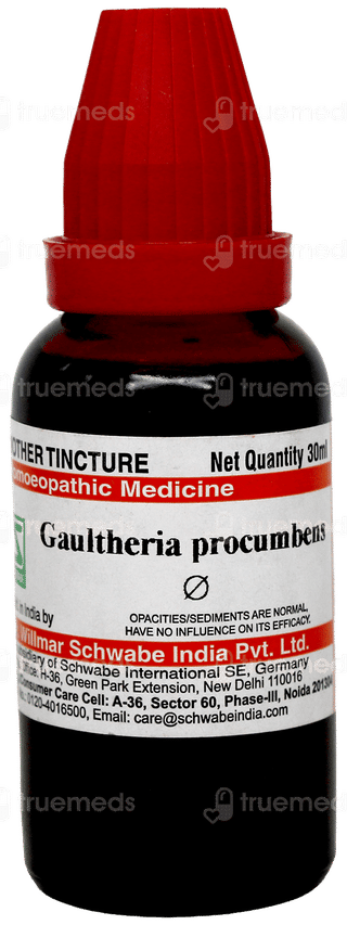 Dr Willmar Schwabe Gaultheria Procumbens Q Mother Tincture 30ml