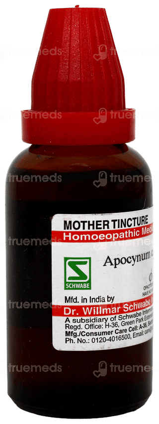 Dr Willmar Schwabe Apocynum Cannabinum Q Mother Tincture 30Ml
