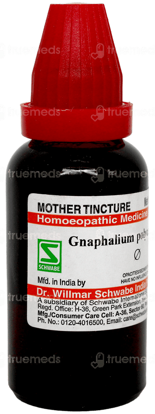 Dr Willmar Schwabe Gnaphalium Polycephalum Q Mother Tincture 30Ml