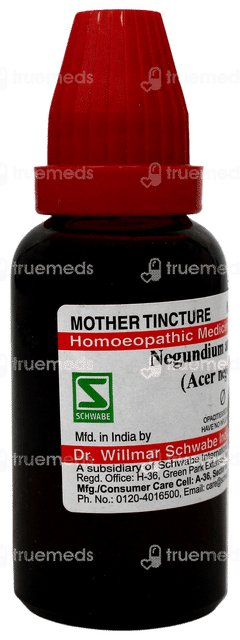 Dr Willmar Schwabe Negundium Americana Acer Negundo Q Mother Tincture 30ml