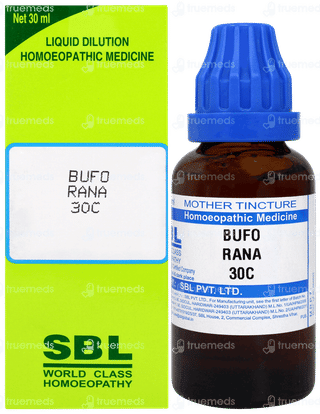 Sbl Bufo Rana 30c Dilution 30ml