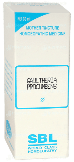Sbl Gaultheria Procumbens Q Mother Tincture 30ml