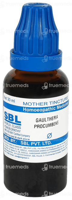 Sbl Gaultheria Procumbens Q Mother Tincture 30ml