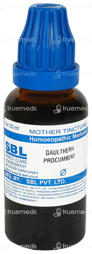Sbl Gaultheria Procumbens Q Mother Tincture 30ml
