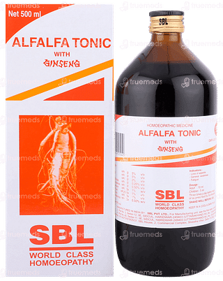 Sbl Alfalfa With Ginseng Tonic 500ml
