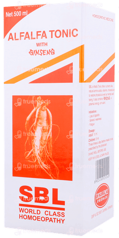Sbl Alfalfa With Ginseng Tonic 500ml