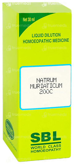 Sbl Natrum Muriaticum 200c Dilution 30ml