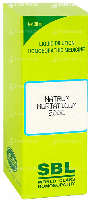 Sbl Natrum Muriaticum 200c Dilution 30ml