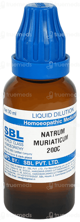 Sbl Natrum Muriaticum 200c Dilution 30ml