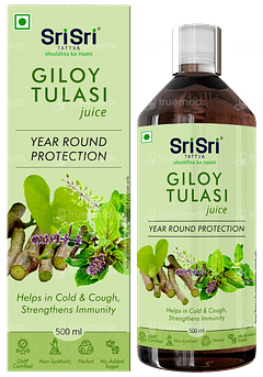 Sri Sri Tattva Giloy Tulasi No Added Sugar Juice 500ml