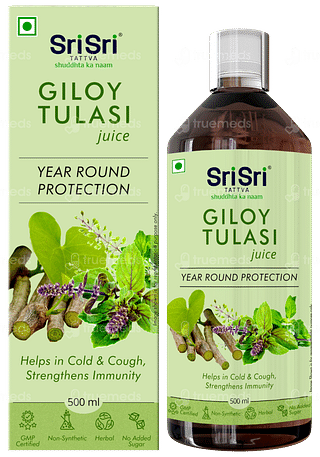 Sri Sri Tattva Giloy Tulasi No Added Sugar Juice 500ml