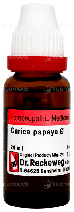 Dr Reckeweg Carica Papaya Q Mother Tincture 20ml