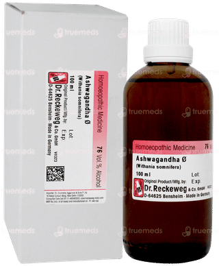 Dr Reckeweg Ashwagandha Q Mother Tincture 100ml