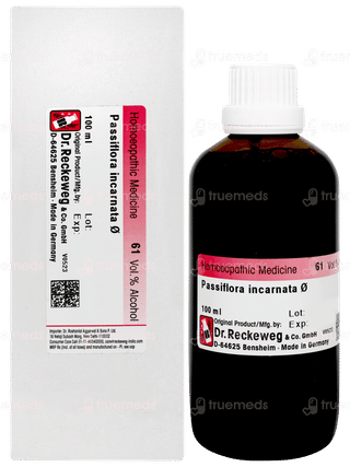 Dr Reckeweg Passiflora Inc Q Mother Tincture 100ml