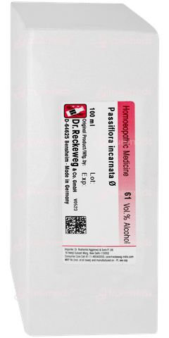 Dr Reckeweg Passiflora Inc Q Mother Tincture 100ml