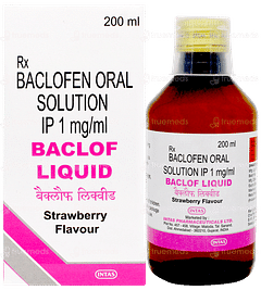 Baclof Strawberry Flavour Liquid 200ml