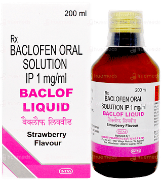 Baclof Strawberry Flavour Liquid 200ml