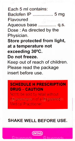 Baclof Strawberry Flavour Liquid 200ml