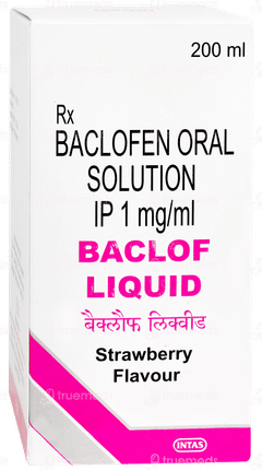 Baclof Strawberry Flavour Liquid 200ml