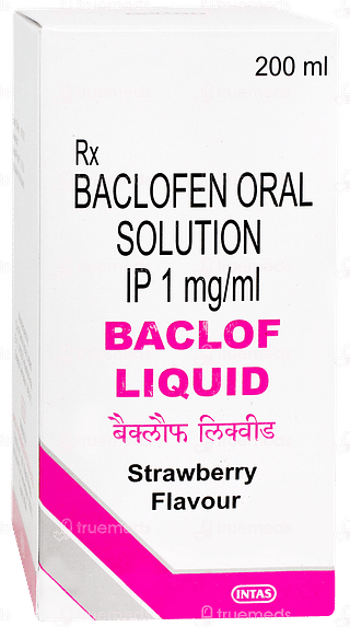 Baclof Strawberry Flavour Liquid 200ml