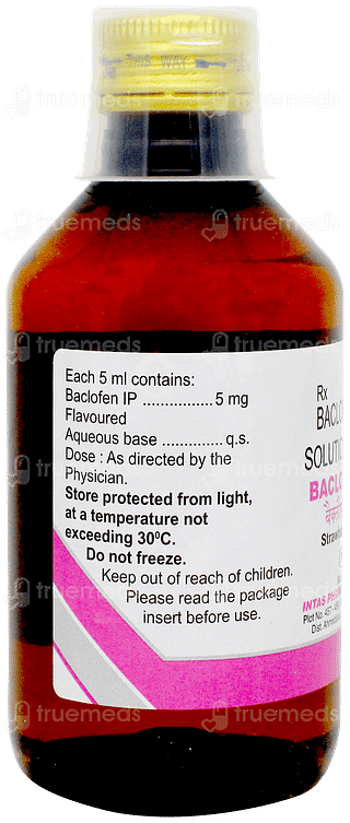 Baclof Strawberry Flavour Liquid 200ml