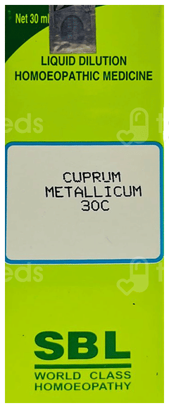 Sbl Cuprum Metallicum 30C Dilution 30Ml
