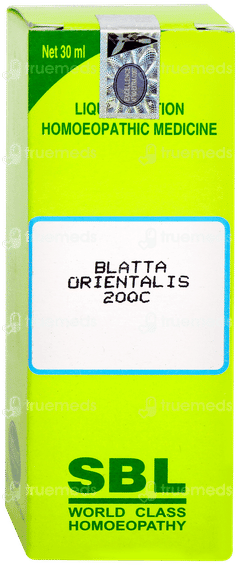 Sbl Blatta Orientalis 200c Dilution 30ml