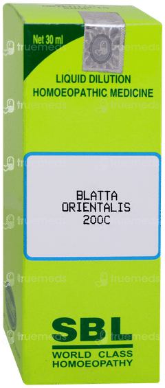 Sbl Blatta Orientalis 200c Dilution 30ml Sbl Blatta Orientalis 200c Dilution 30ml