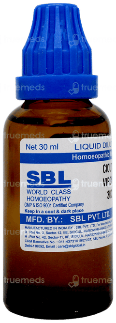 Sbl Cicuta Virosa 30c Dilution 30ml