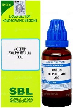 Sbl Acidum Sulphuricum 30c Dilution 30ml