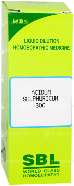 Sbl Acidum Sulphuricum 30c Dilution 30ml