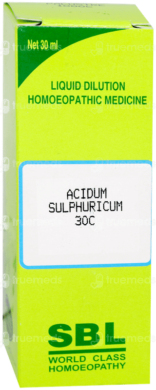 Sbl Acidum Sulphuricum 30c Dilution 30ml