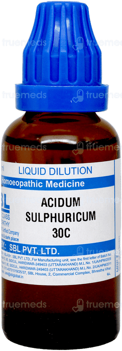 Sbl Acidum Sulphuricum 30c Dilution 30ml
