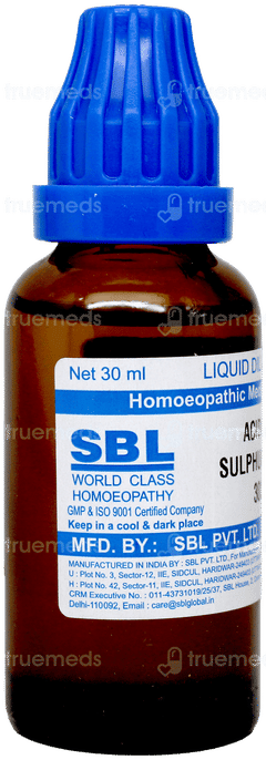 Sbl Acidum Sulphuricum 30c Dilution 30ml