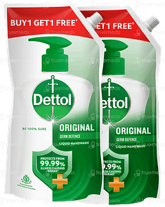 Dettol Original Refill Handwash 675ml Buy 1 Get 1 Free