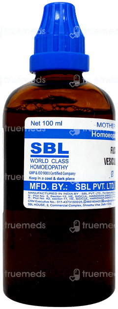 Sbl Fucus Vesiculosus Q Mother Tincture 100ml