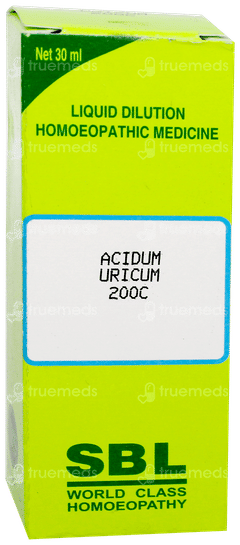 Sbl Acidum Uricum 200c Dilution 30ml Sbl Acidum Uricum 200c Dilution 30ml