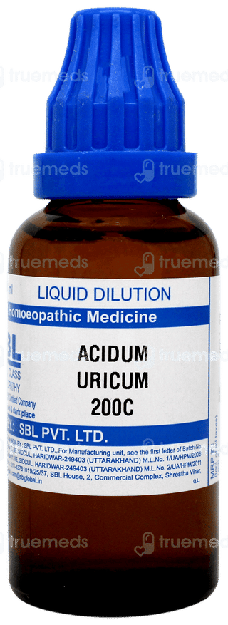 Sbl Acidum Uricum 200c Dilution 30ml