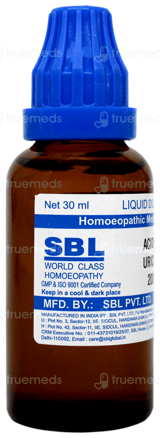 Sbl Acidum Uricum 200c Dilution 30ml