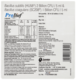 Prodiof Liquid 5ml Pack Of 6