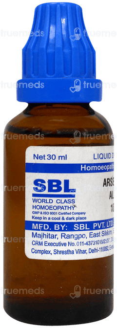 Sbl Arsenicum Album 1000C Dilution 30Ml