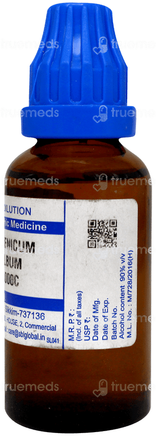 Sbl Arsenicum Album 1000C Dilution 30Ml