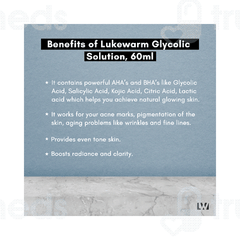 Lukewarm Glycolic Solution 60Ml