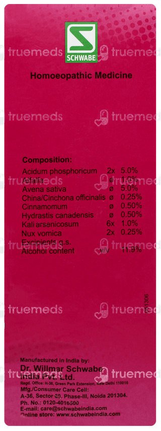 Dr Willmar Alfalfa Tonic 100ml