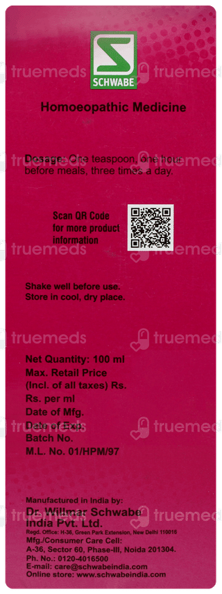 Dr Willmar Alfalfa Tonic 100ml