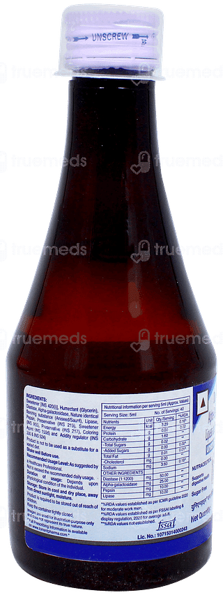 Unienzyme Plus Saunf Flavour Sugar Free Liquid 200ml