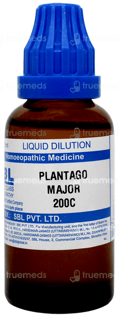 Sbl Plantago Major 200c Dilution 30ml